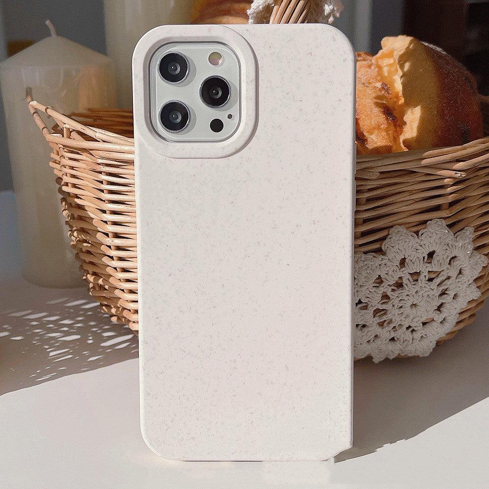 Fully Degradable Phone Case Suitable Wheat Straw Protective Case For iPhone 12, 13, 14 - MyMobile