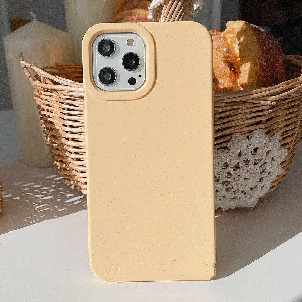 Fully Degradable Phone Case Suitable Wheat Straw Protective Case For iPhone 12, 13, 14 - MyMobile