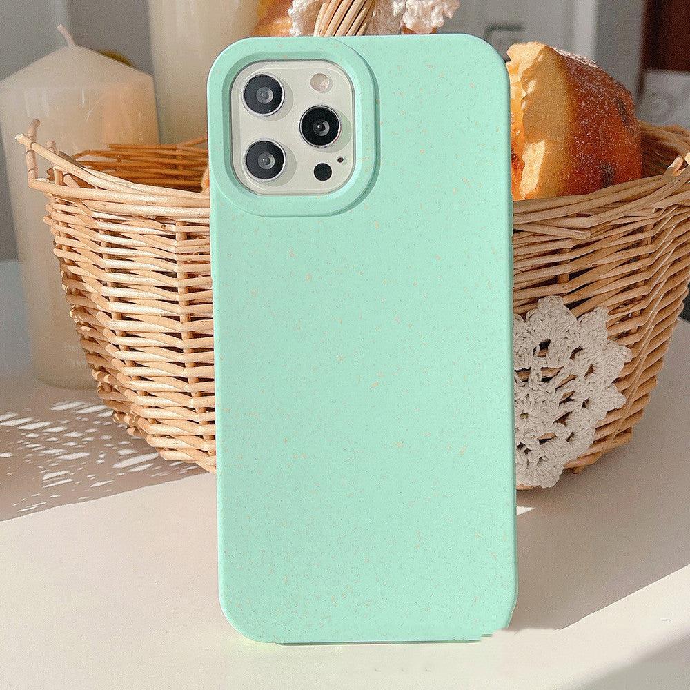 Fully Degradable Phone Case Suitable Wheat Straw Protective Case For iPhone 12, 13, 14 - MyMobile