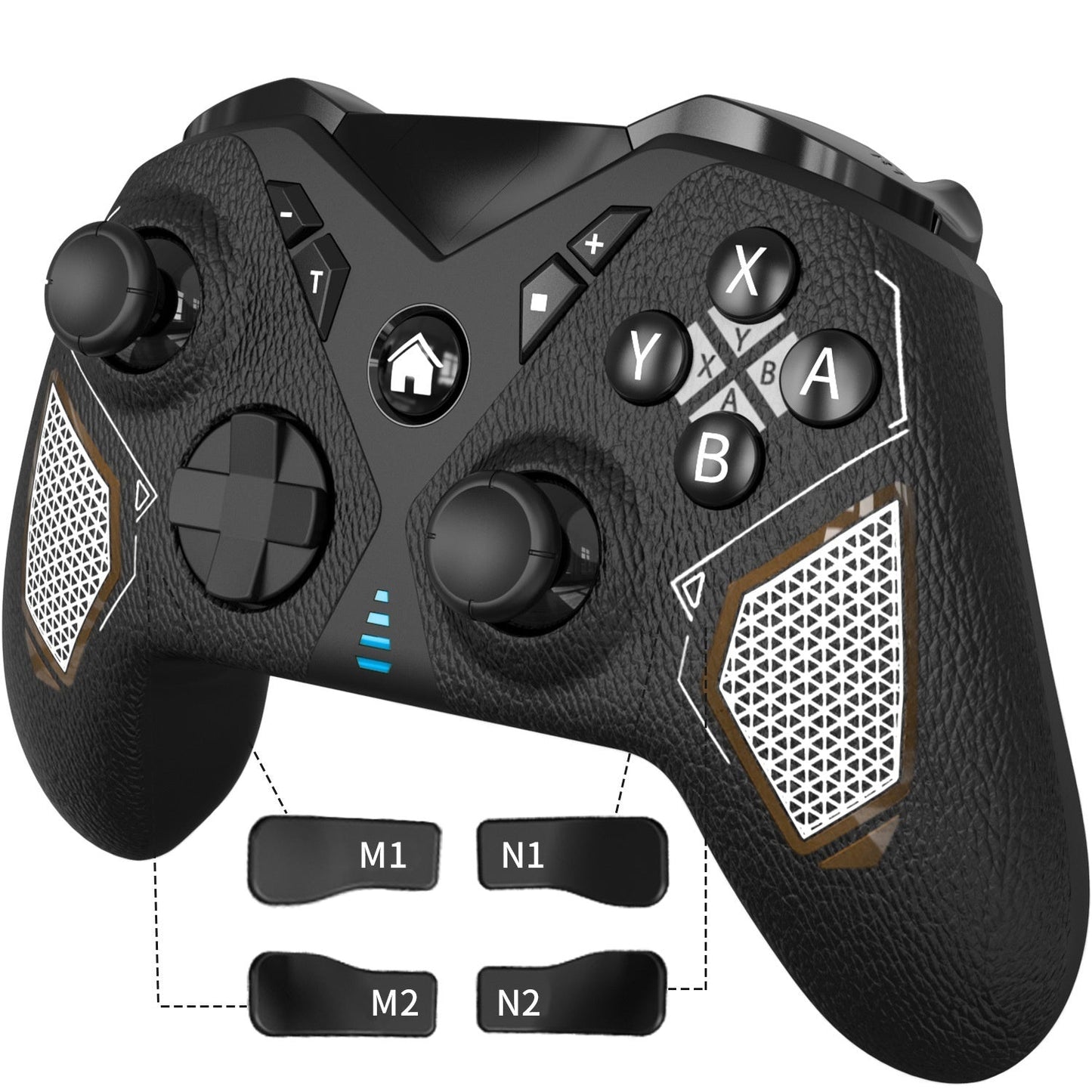 Game Wireless Handle Technology Leather Pattern - MyMobile