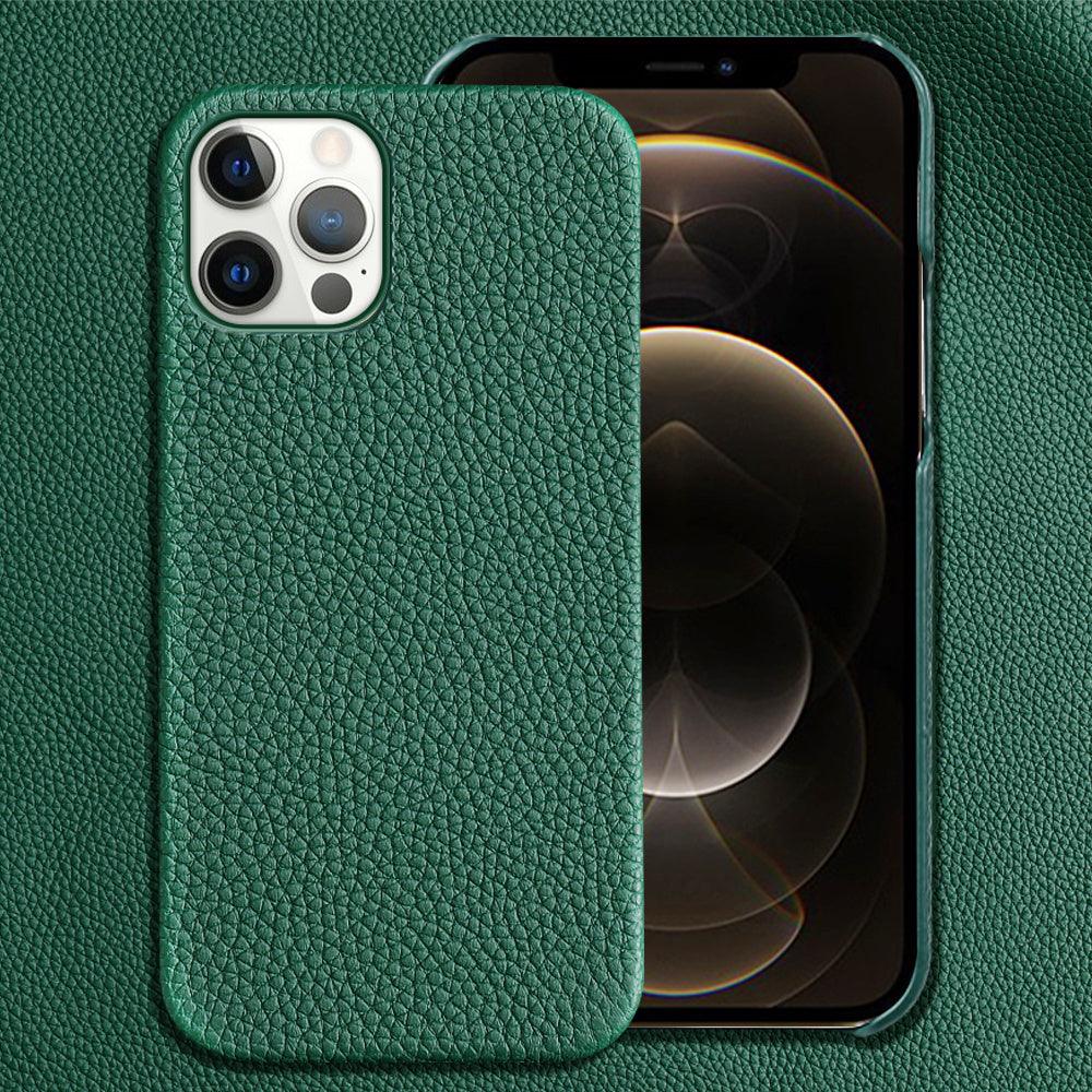 Genuine Leather Protective Shell Shatterproof Mobile Phone Case - MyMobile