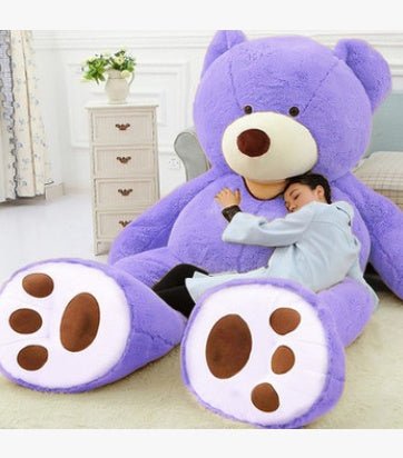 Giant Teddy Bear Plush Toy Huge Soft Toys Leather Shell - MyMobile