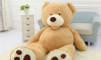 Giant Teddy Bear Plush Toy Huge Soft Toys Leather Shell - MyMobile