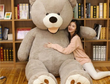 Giant Teddy Bear Plush Toy Huge Soft Toys Leather Shell - MyMobile