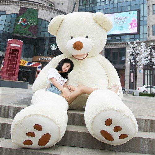 Giant Teddy Bear Plush Toy Huge Soft Toys Leather Shell - MyMobile