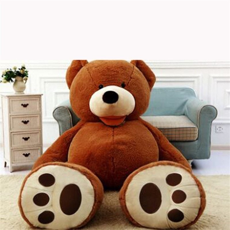 Giant Teddy Bear Plush Toy Huge Soft Toys Leather Shell - MyMobile