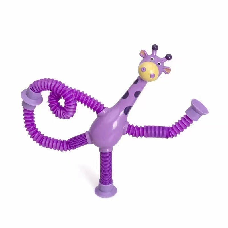 Giraffe Tubes Sensory Toys Novelty Spring Fidget Toy Stretch Tube Stress Relief Toy For Kid - MyMobile