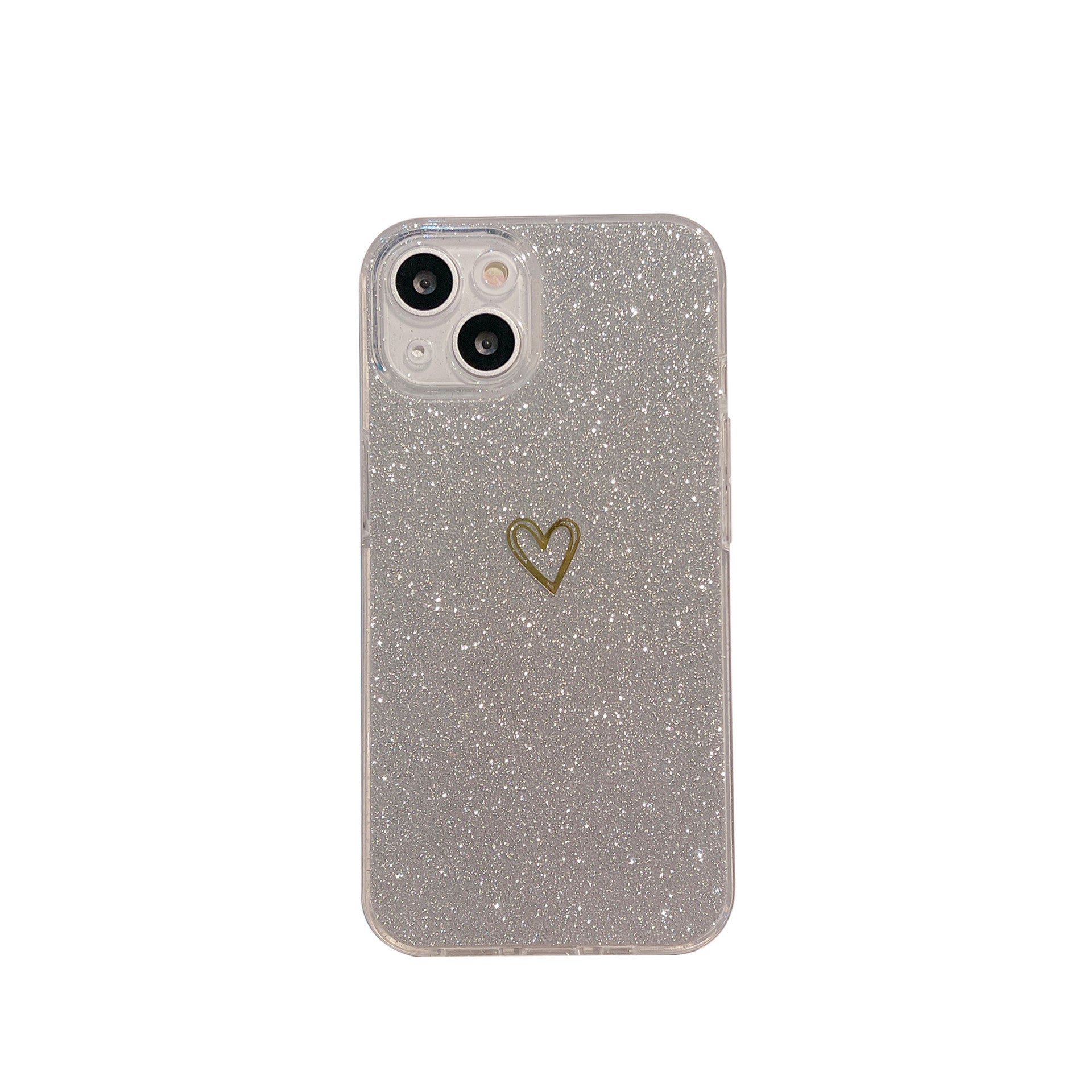 Glitter Plated Love Phone Case Protective Cover For iPhone 14 - MyMobile