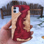 Glue Dripping Wooden Mobile Phone Case - MyMobile