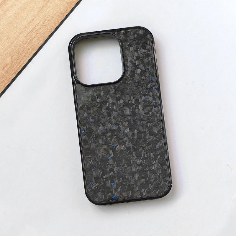 Gold Foil Carbon Fiber Forged Grain Phone Case For iPhone 16 - MyMobile