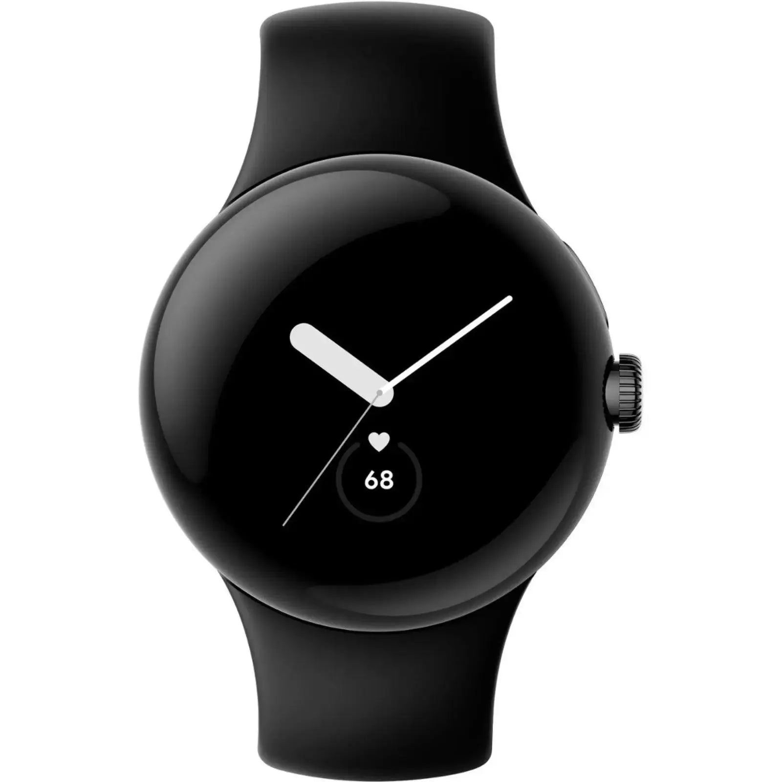 Google Pixel Watch Matte Black Case Obsidian Band - MyMobile