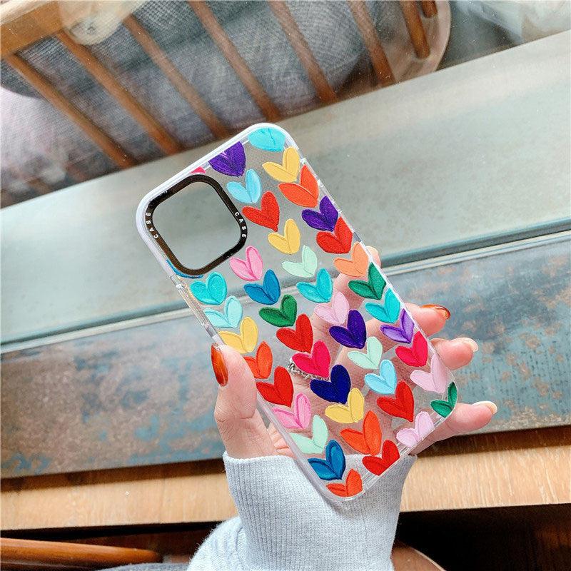 Graffiti Oil Painting Love Mobile Phone Case Shockproof - MyMobile