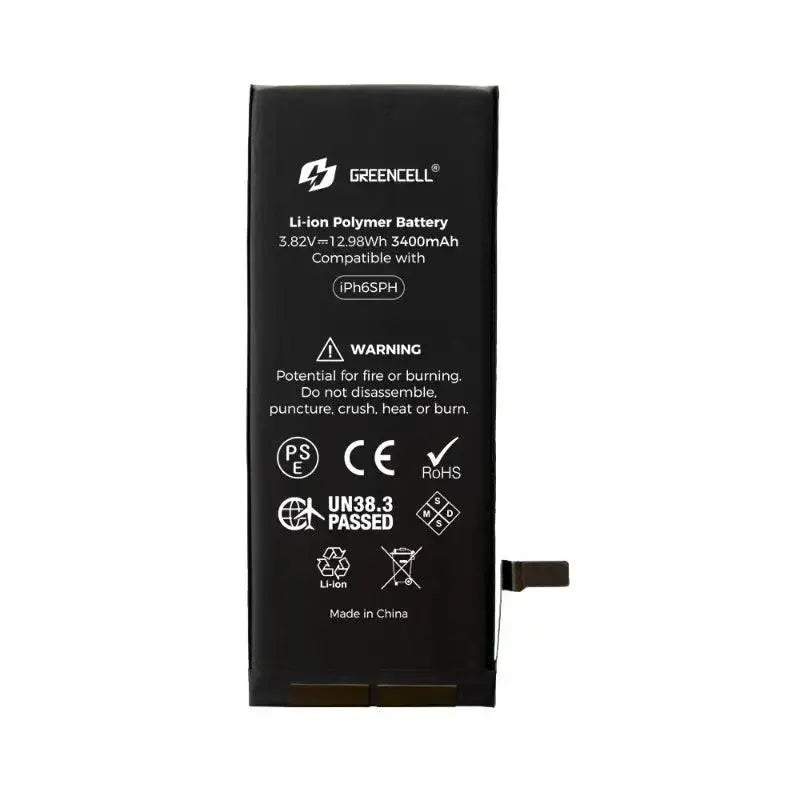 Greencell (High Capacity 3400mAh) iPhone 6 Plus Replacement Battery with Adhesive Strips - MyMobile