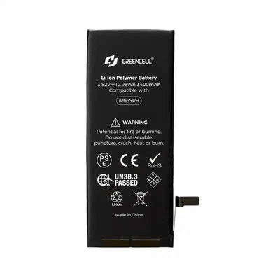 Greencell High Capacity 3400mAh iPhone 6 Plus Replacement Battery with Adhesive Strips