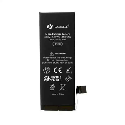 Greencell Standard Capacity 1510mAh iPhone 5c Replacement Battery with Adhesive Strips