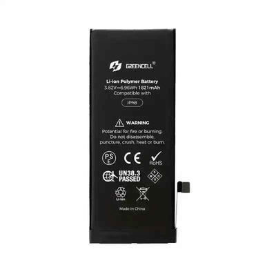 Greencell Standard Capacity 1821mAh iPhone 8 Replacement Battery with Adhesive Strips