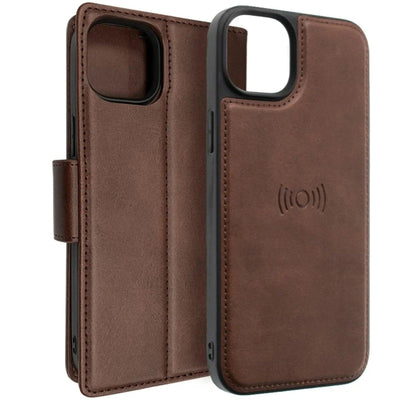 Hanman 2 In 1 Detachable Magnetic Flip Leather Wallet Cover Case For Iphone 14 Pro Max - MyMobile