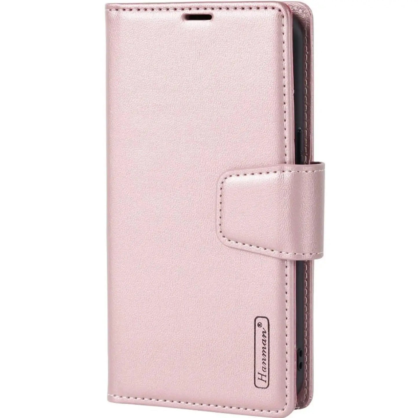 Hanman 2 in 1 Detachable Magnetic Flip Leather Wallet Cover Case for iPhone 15 - MyMobile