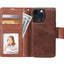 Hanman 2 in 1 Detachable Magnetic Flip Leather Wallet Cover Case for iPhone 15 Pro Max - MyMobile