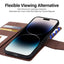 Hanman 2 in 1 Detachable Magnetic Flip Leather Wallet Cover Case for iPhone 15 Pro Max - MyMobile