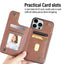 Hanman Back Flip Leather Wallet Shockproof Cover Case for iPhone 15 - MyMobile