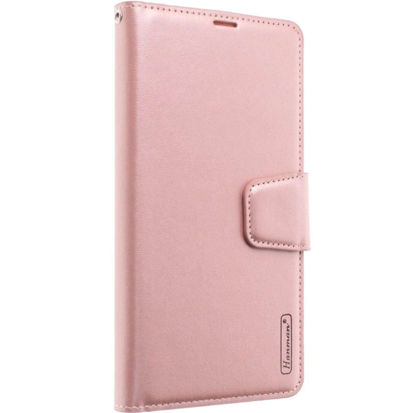 Hanman Pu Flip Leather Wallet Cover Case For Iphone 14 Pro Max - MyMobile