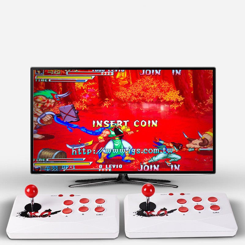 HD wireless double joystick game console fighting arcade - MyMobile