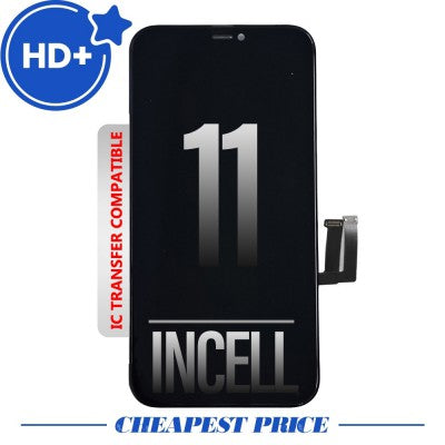 HD+ Display Incell LCD Assembly for iPhone 11 Screen Replacement (720P Resolution, Compatible for IC chip transfer)