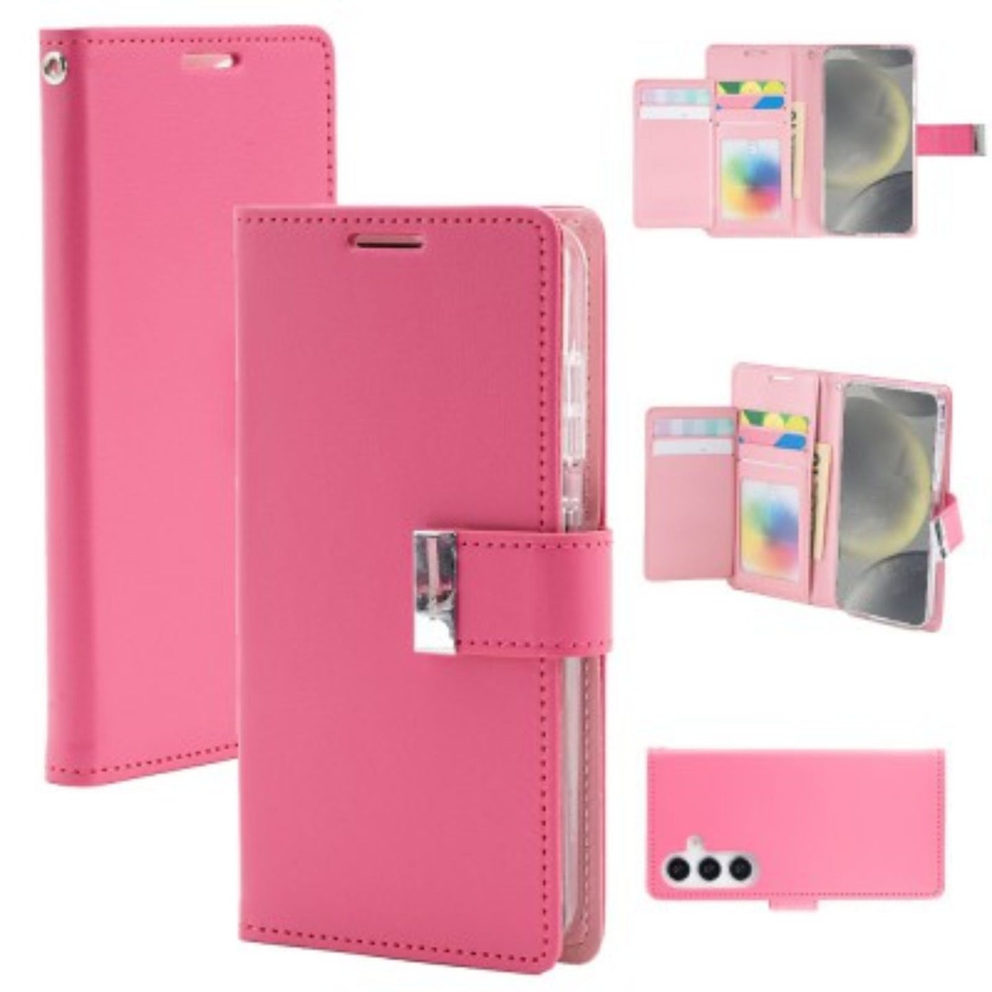 Mercury Rich Diary Case for Samsung Galaxy S25 Ultra-HotPink MyMobile