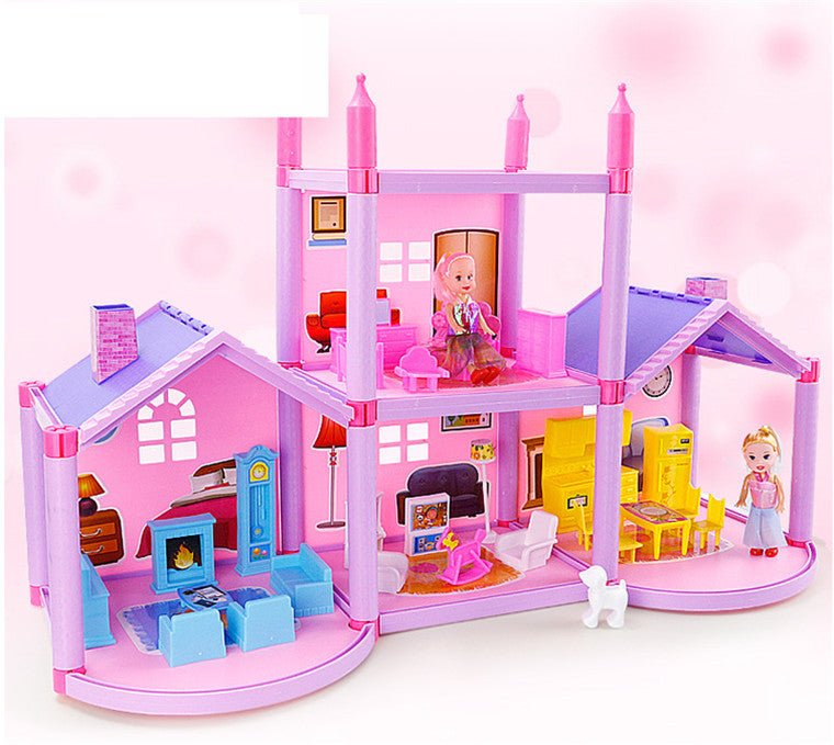 House Doll House Villa DIY Assembled House - MyMobile