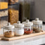 Household Kitchen Glass Spoon Cover Integrated Seasoning Jar - MyMobile