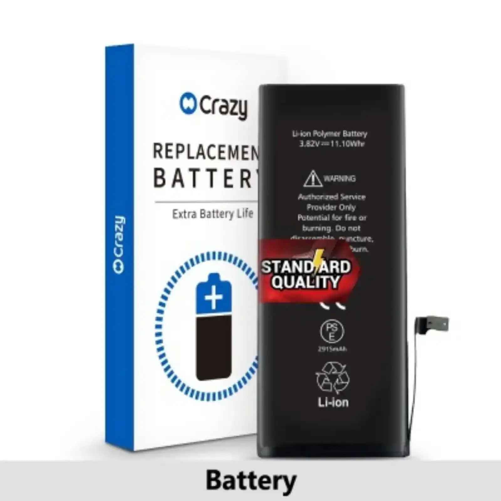 iPhone 6 Plus Replacement Battery with Adhesive Strips 2915mAh Standard Quality+SinoWealth Solution