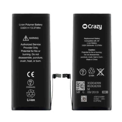 iPhone 6 Plus Replacement Battery with Adhesive Strips 3500mAh High Capacity+SinoWealth Solution