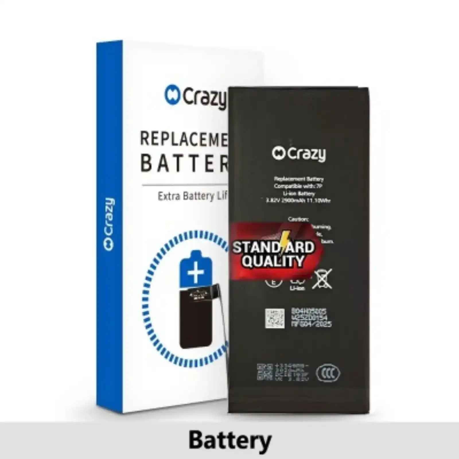 iPhone 7 Plus Replacement Battery with Adhesive Strips 2900mAh Standard Quality+SinoWealth Solution CRAZY