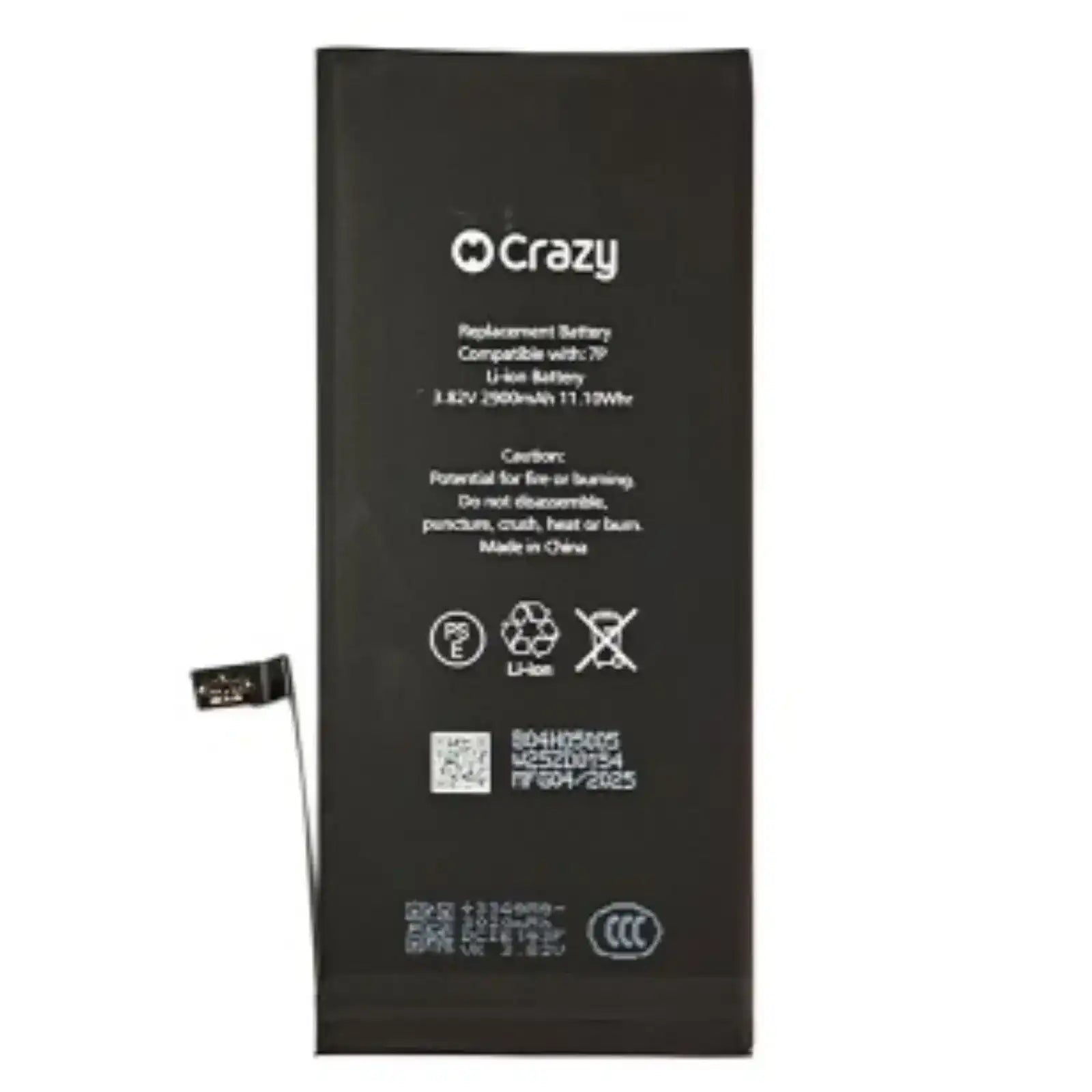 iPhone 7 Plus Replacement Battery with Adhesive Strips 2900mAh Standard Quality+SinoWealth Solution CRAZY