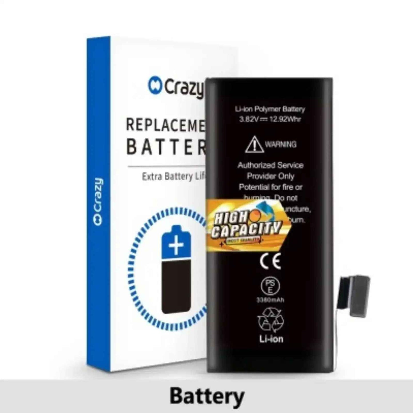 iPhone 7 Plus Replacement Battery with Adhesive Strips 3380mAh High Capacity+SinoWealth Solution