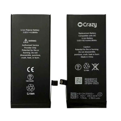 iPhone 8 Replacement Battery with Adhesive Strips 1821mAh Standard Quality+SinoWealth Solution