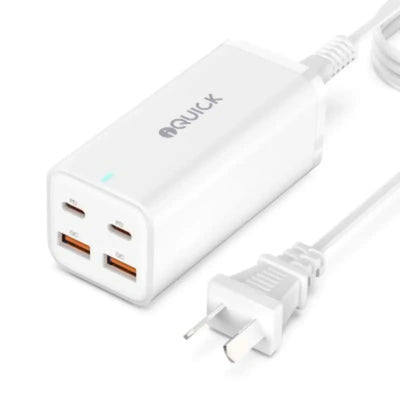 iQuick 100W 2*USB-A 2*USB-C 4-Port Charger Power Strip-White iquick