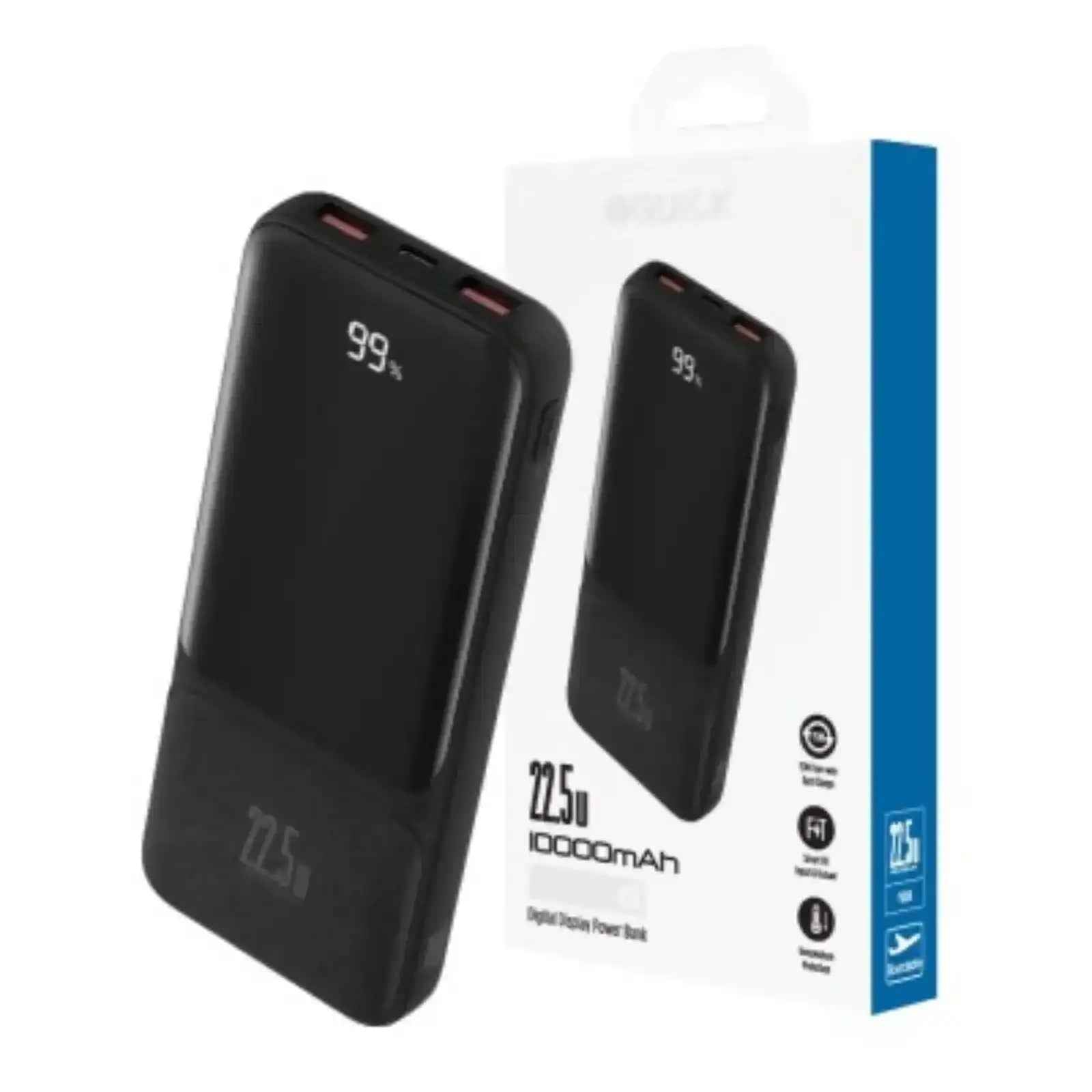 iQuick POWER SQUARE 0 Digital Display Power Bank 10000mAh 22.5W