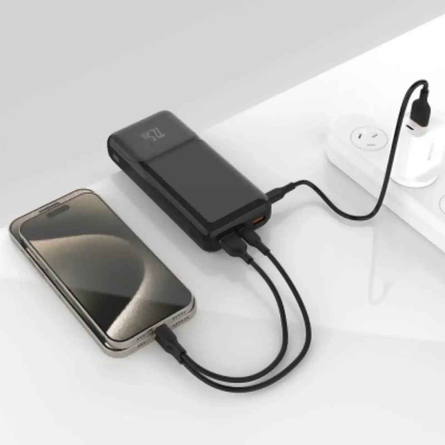 iQuick POWER SQUARE 0 Digital Display Power Bank 20000mAh 22.5W iquick