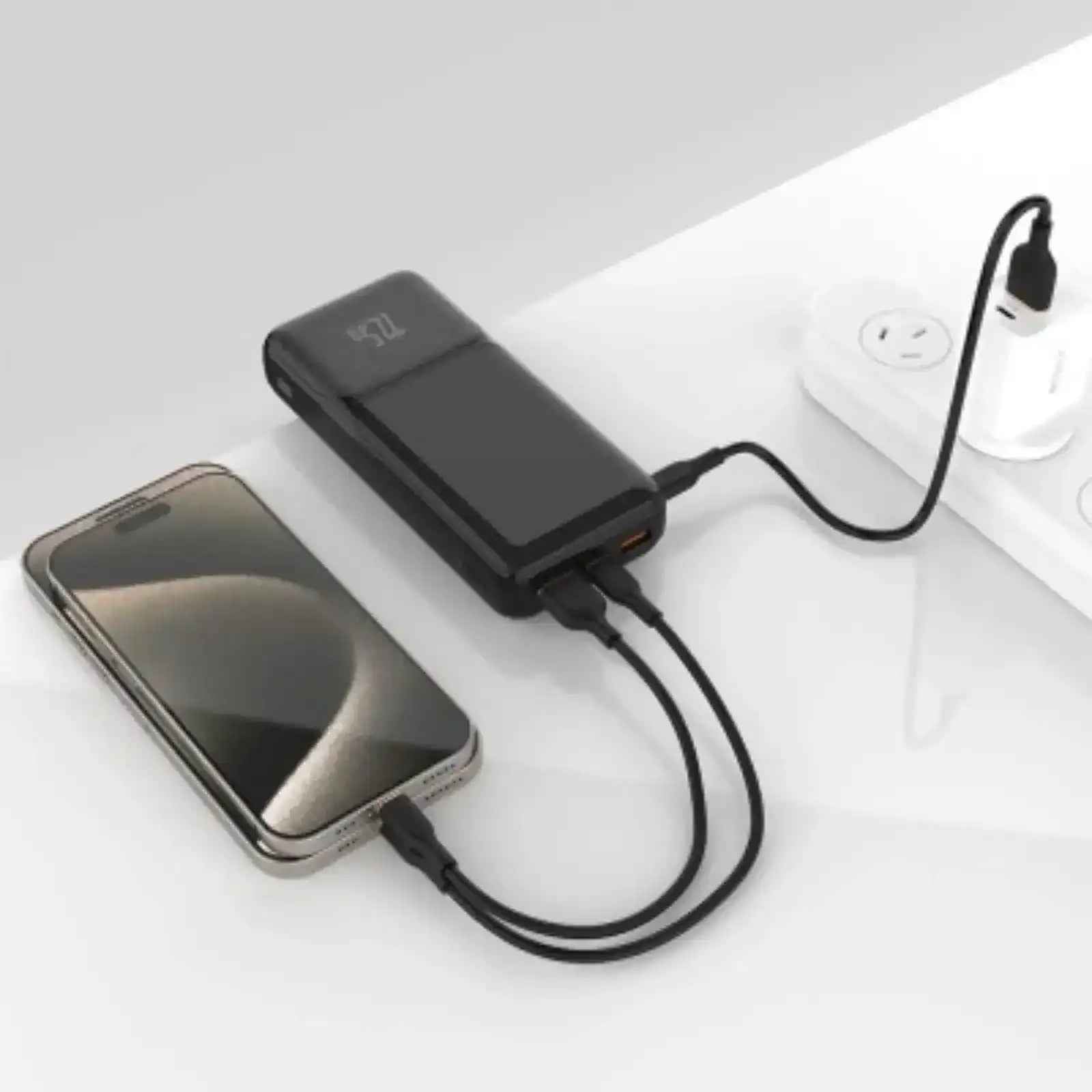 iQuick POWER SQUARE 0 Digital Display Power Bank 20000mAh 22.5W iquick