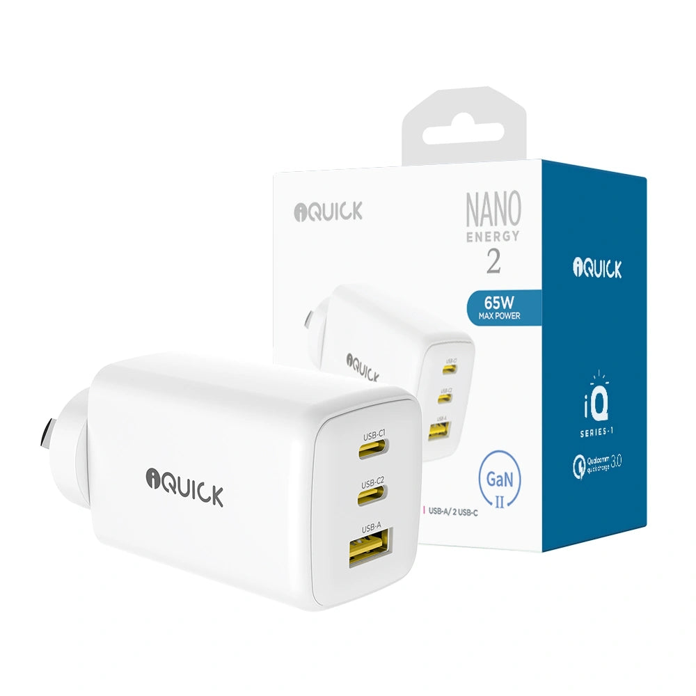 iQuick 65W USB-C Dual Ports Charging Adapter