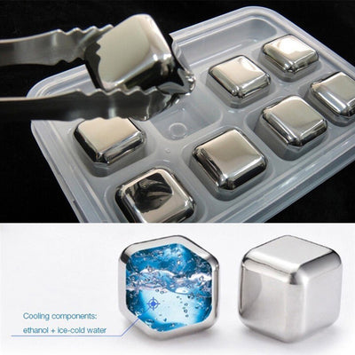 Ice Cubes Set Herbruikbare Chilling Stones Voor Whiskey Cooling Cube Koelen Rots Party Bar Tool - MyMobile