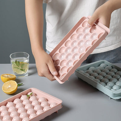 Ice Tray 3D Round Ice Molds Home Bar Party Use Round Ball Ice Cube Makers Kitchen DIY Ice Cream Moulds - MyMobile