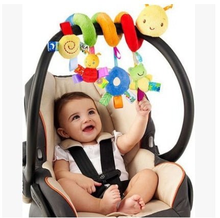 Infant Toddler Rattles Toys for Baby Stroller Crib Soft Rabbit Bear Style Pram Hanging Toys Plush Appease Doll Bed Accessories - MyMobile