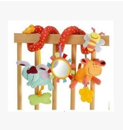 Infant Toddler Rattles Toys for Baby Stroller Crib Soft Rabbit Bear Style Pram Hanging Toys Plush Appease Doll Bed Accessories - MyMobile