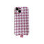 Ins Houndstooth Girl Phone Case Drop - resistant For iPhone 15 - MyMobile