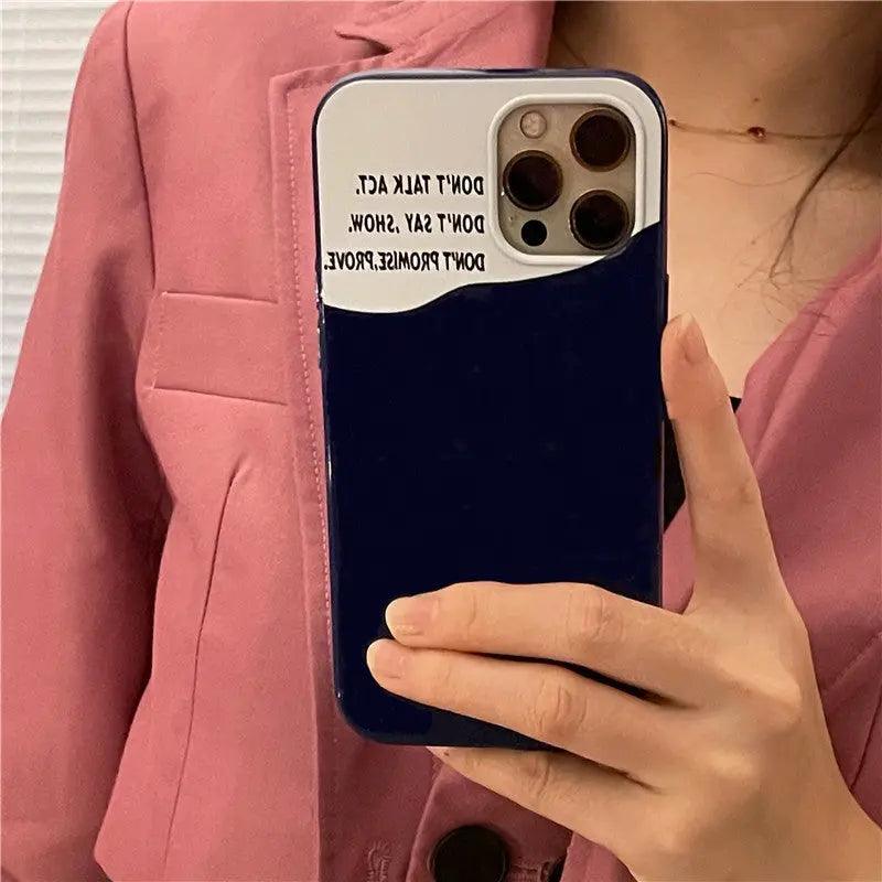 Ins Korean Style Simple English Mobile Phone Case - MyMobile