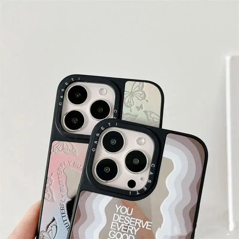 Ins Style Inspirational Letter Mirror Phone Case - MyMobile