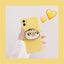 Ins Wind Yellow Silicone Tiger Stand Phone Case For iPhone 13 - MyMobile